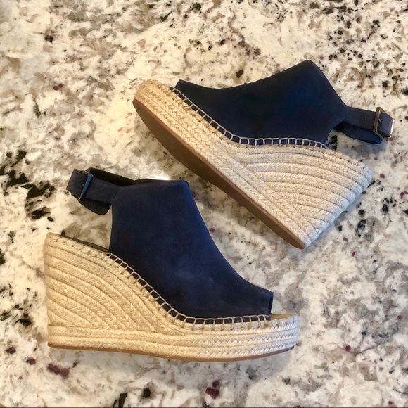 Kenneth Cole Shoes - Kenneth Cole Olivia Espadrille Peep-Toe Wedges